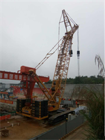 成都巨象吊裝為地鐵建設提供專用履帶吊 成都巨象吊裝為地鐵建設提供專用履帶吊